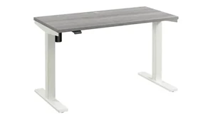 Standing Desks - Electronically Adjustable Bush Furnishings 48in W x 24in D Height Adjustable Standing Desk