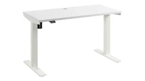 Standing Desks - Electronically Adjustable Bush Furniture 48in W x 24in D Height Adjustable Standing Desk