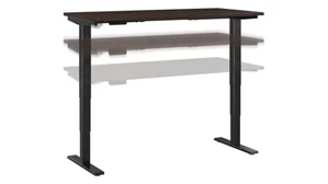 Standing Desks - Electronically Adjustable Bush 60" W x 30" D Electric Height Adjustable Standing Desk