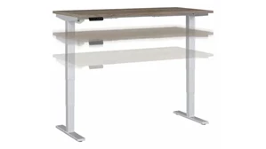 Standing Desks - Electronically Adjustable Bush 60" W x 30" D Electric Height Adjustable Standing Desk