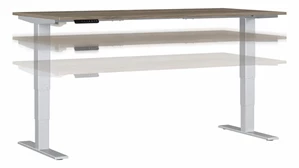 Standing Desks - Electronically Adjustable Bush 60" W x 30" D Electric Height Adjustable Standing Desk