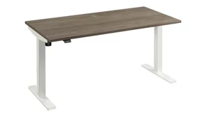 Standing Desks - Electronically Adjustable Bush Furnishings 60" W x 30" D Electric Height Adjustable Standing Desk