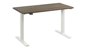 Standing Desks - Electronically Adjustable Bush 48in W x 24in D Electric Height Adjustable Standing Desk
