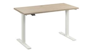 Standing Desks - Electronically Adjustable Bush Furniture 48in W x 24in D Electric Height Adjustable Standing Desk
