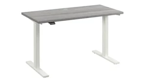 Standing Desks - Electronically Adjustable Bush Furnishings 48in W x 24in D Electric Height Adjustable Standing Desk
