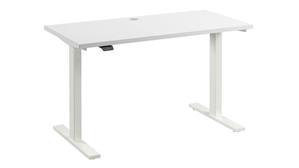 Standing Desks - Electronically Adjustable Bush Furniture 48in W x 24in D Electric Height Adjustable Standing Desk