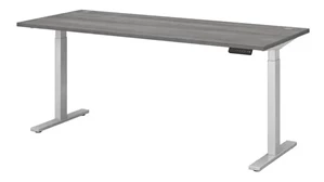 Standing Desks - Electronically Adjustable Bush Furnishings 6ft W x 30in D Electric Height Adjustable Standing Desk