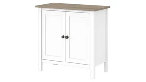 Low Storage Cabinets Bush Furnishings Accent Storage Cabinet with Doors