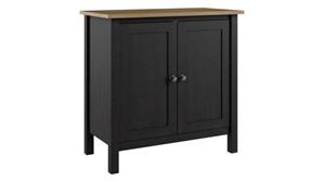 Low Storage Cabinets Bush Furnishings Accent Storage Cabinet with Doors