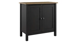 Low Storage Cabinets Bush Furnishings Accent Storage Cabinet with Doors
