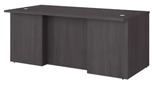 Stand-Alone Desk Shells Bush Furnishings 72in W x 36in D Executive Desk