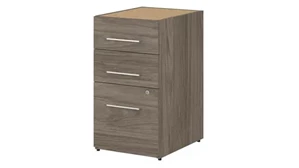 Vertical File Cabinets Bush Furnishings 16in W 3 Drawer File Cabinet - Assembled