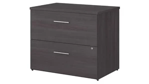 Lateral File Cabinets Bush Furnishings 36in W 2 Drawer Lateral File Cabinet - Assembled