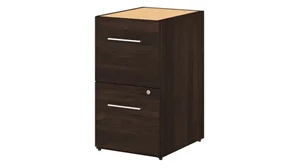 Vertical File Cabinets Bush Furnishings 16in W 2 Drawer File Cabinet - Assembled