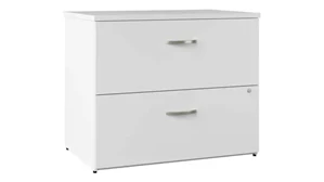 Lateral File Cabinets Bush Furnishings 2 Drawer Lateral File Cabinet - Assembled