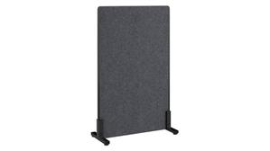 Privacy Screens Bush Furniture 34in W x 55in H Freestanding Privacy Screen