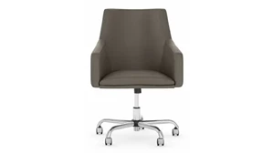 Conference Room Chairs Bush Furnishings Mid Back Leather Box Chair