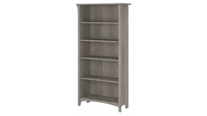 Standard Bookcases Bush Furnishings 5 Shelf Bookcase