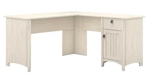 L Shaped Desks Bush Furnishings 60in W L-Shaped Desk with Storage