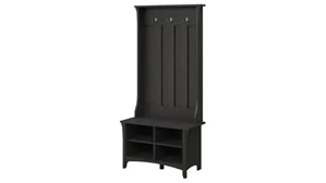 Lateral File Cabinets Bush Furnishings Hall Tree with Storage Bench