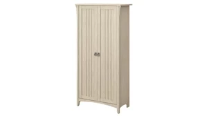 Tall Storage Cabinets Bush Furnishings 63in H Storage Cabinet with Doors