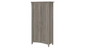 Tall Storage Cabinets Bush Furnishings 63in H Storage Cabinet with Doors