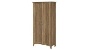 Tall Storage Cabinets Bush Furnishings 63in H Storage Cabinet with Doors