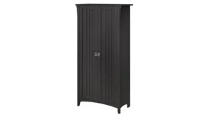 Tall Storage Cabinets Bush Furnishings 63in H Storage Cabinet with Doors
