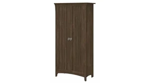Tall Storage Cabinets Bush Furnishings Tall Storage Cabinet with Doors
