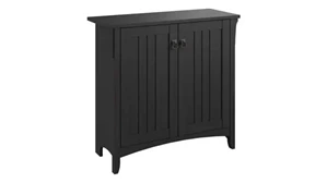 Low Storage Cabinets Bush Furnishings Small Storage Cabinet with Doors and Shelves
