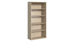 Standard Bookcases Bush Furnishings 5 Shelf Bookcase