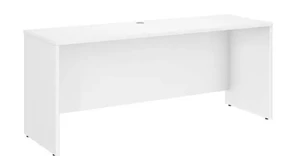 Stand-Alone Desk Shells Bush 72in W x 24in D Credenza Desk