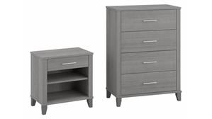 Bedroom Sets Bush Furniture Chest of Drawers and Nightstand Set