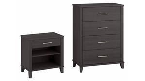 Bedroom Sets Bush Furniture Chest of Drawers and Nightstand Set