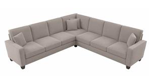 Sectional Sofas Bush Furniture 111in W L-Shaped Sectional Couch
