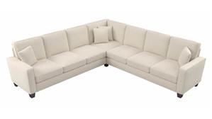 Sectional Sofas Bush Furniture 111in W L-Shaped Sectional Couch