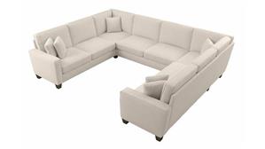 Sectional Sofas Bush Furniture 125in W U-Shaped Sectional Couch