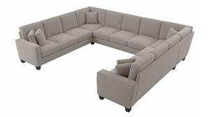 Sectional Sofas Bush Furniture 137in W U-Shaped Sectional Couch