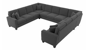 Sectional Sofas Bush Furniture 137in W U-Shaped Sectional Couch