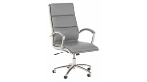 Executive Desk Chairs Bush Furnishings High Back Leather Executive Office Chair