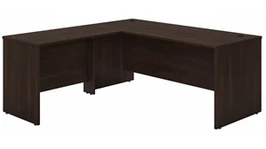 L Shaped Desk Shells Bush Furniture 72in W x 30in D L-Shaped Desk with 42in W Return