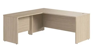 L Shaped Desk Shells Bush Furnishings 72in W x 30in D L-Shaped Desk with 42in W Return