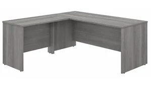 L Shaped Desk Shells Bush Furniture 72in W x 30in D L-Shaped Desk with 42in W Return