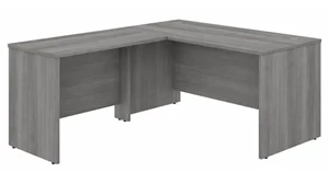 L Shaped Desk Shells Bush 60in W x 30in D L-Shaped Desk with 42in W Return