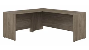 L Shaped Desk Shells Bush Furnishings 72in W x 24in D L-Shaped Desk with 42in W Return