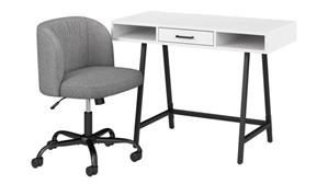 Writing Desks Bush Furniture 40in W Small Writing Desk and Chair Set