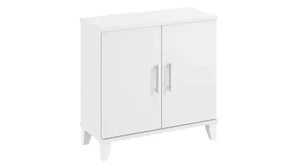 Low Storage Cabinets Bush Furnishings Small Storage Cabinet with Doors and Shelves