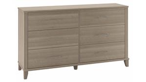 Dressers Bush Furniture 6 Drawer Dresser
