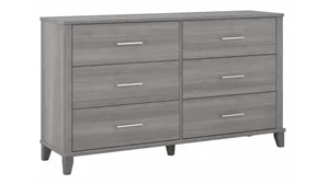Dressers Bush Furniture 6 Drawer Dresser