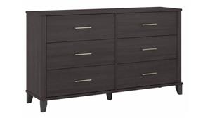 Dressers Bush Furniture 6 Drawer Dresser